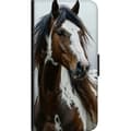 Miniatyrbild 3 av 3: Nokia 3.4 Plånboksfodral Häst Djurmotiv Grafisk Design Natur Kraftfullt Motiv Populär Väggkonst Djurtema Ridning