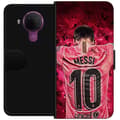 Miniatyrbild 1 av 3: Nokia 5.4 Plånboksfodral Messi Fotboll Barcelona Argentina Motiv Legendarisk Spelare FC Barcelona Nummer 10 Sport Fotboll