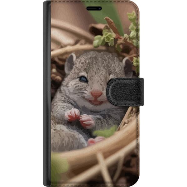 OnePlus 7 Lompakkokotelo Rotta Hymyilevä Eläinaihe Kaupunkikuva Urban Graafinen Suunnittelu Suosittu Hauska Motiivi Taide Tyyli