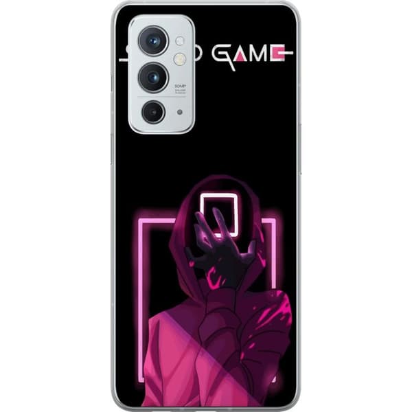 OnePlus 9RT 5G Gennemsigtig cover Squid Game Tema Populær Serie Motiv Grafisk Ikonisk Design Asiatisk Popkultur Spænding Drama