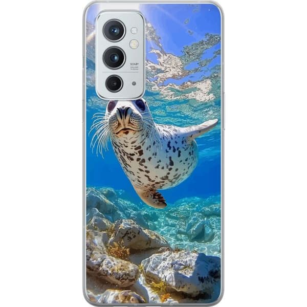 OnePlus 9RT 5G Läpinäkyvä kuori Myynti Meri Uiminen Eläinaihe Luonto Vesimotiivi Sininen Suunnittelu Meriteema Suosittu Motiivi Villieläimet