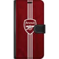 Miniatyrbild 3 av 3: OnePlus Nord Plånboksfodral Arsenal Emblem Fotboll Premier League Klubbmärke Röd Vit Ikoniskt Fans London Sport Motiv