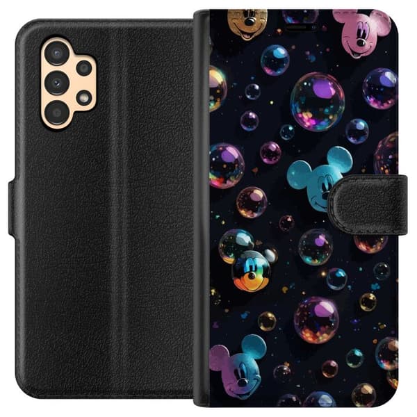 Samsung Galaxy A13 Tegnebogsetui Mickey Mouse Disney Bobler Design Sjovt Motiv Populær Disneyfigur Tegneserie Børneklassiker