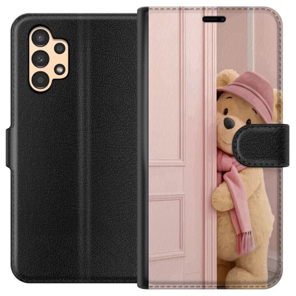 Samsung Galaxy A13 Tegnebogsetui Nalle Puh Disney Motiv Tegneserie Klassisk Populær Børnemotiv Disney-karakter Ikonisk Karakter