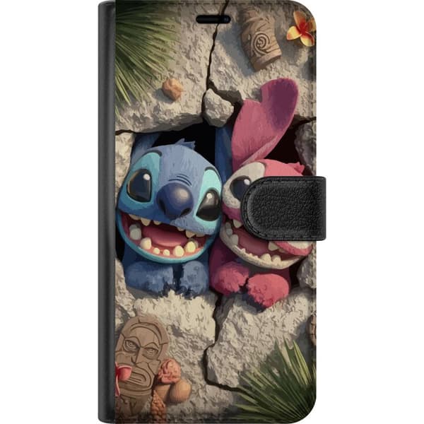 Samsung Galaxy A36 Plånboksfodral Stitch Angel Lilo & Stitch Motiv Disney Kärlek Seriefigur Populär Blå Alien Rolig Disneyfilm