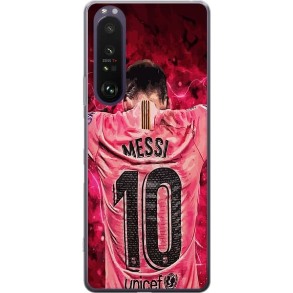 Sony Xperia 1 III Läpinäkyvä kuori Messi Jalkapallo Barcelona Argentiina Motivoiva Legendaarinen Pelaaja FC Barcelona Numero 10 Urheilu Jalkapallo