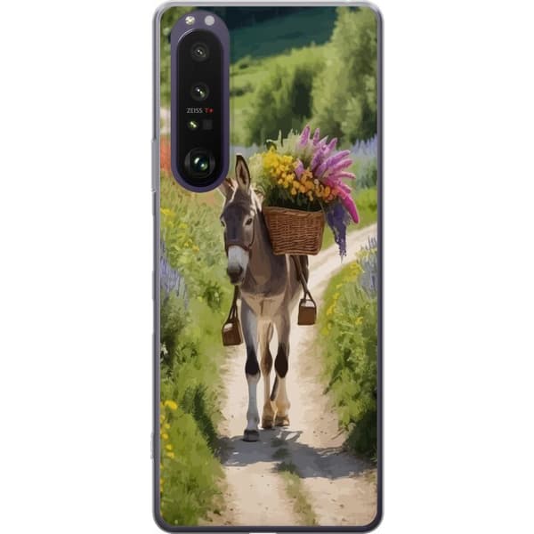 Sony Xperia 1 III Läpinäkyvä kuori Aasi Eläinaihe Rauhallinen Suunnittelu Luontoaihe Suosittu Koristelu Huumori Graafinen Eläinteema Eksoottinen