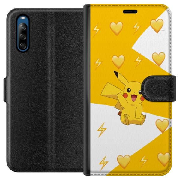 Sony Xperia L4 Tegnebogsetui Pikachu Pokémon Gaming Figur Spilmotiv Populær Ikon Tegneserie Serie Pokémon GO Børn Klassiker