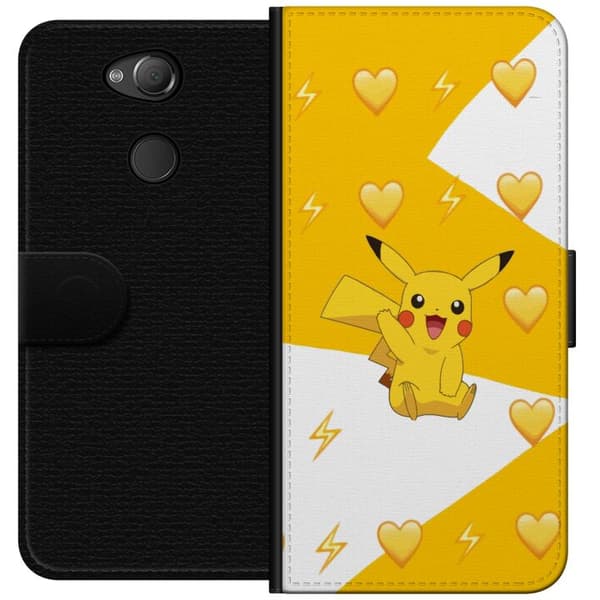 Sony Xperia XA2 Plånboksfodral Pikachu Pokémon Gaming Figur Spelmotiv Populär Ikon Tecknad Serie Pokémon GO Barnklassiker