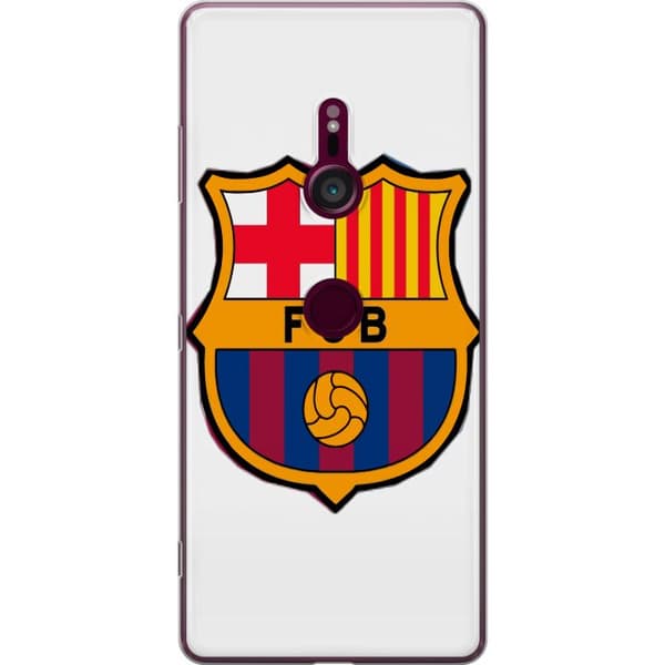 Sony Xperia XZ3 Läpinäkyvä kuori FC Barcelona Emblem Jalkapallo Katalonia Sininen Punainen Seuran Logo Ylpeys La Liga Fanit Ikoninen Kuva