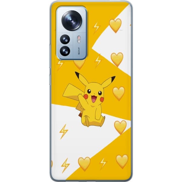Xiaomi 12 Pro Gjennomsiktig deksel Pikachu Pokémon Spillfigur Spillmotiv Populært Ikon Tegneserieserie Pokémon GO Barnas Klassiker