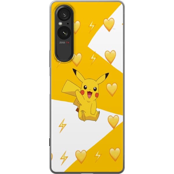 Sony Xperia 10 VI Gennemsigtig cover Pikachu Pokémon Gaming Figur Spilmotiv Populær Ikon Tegneserie Serie Pokémon GO Børn Klassiker
