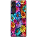 Miniatyrbild 1 av 3: Sony Xperia 10 VI Genomskinligt Skal Gerbera Blommor Färgglad Dekor Blommotiv Populärt Heminredning Färg Rik Väggkonst Design
