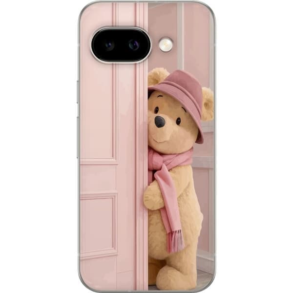 Google Pixel 9a Genomskinligt Skal Nalle Puh Disney Motiv Tecknad Serie Klassisk Populär Barn Motiv Disneyfigur Ikonisk Karaktär