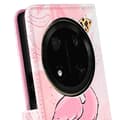 Miniatyrbild 4 av 4: Fågel-etui för Honor Magic 7 Lite Flamant Rose-mönster Plånbok