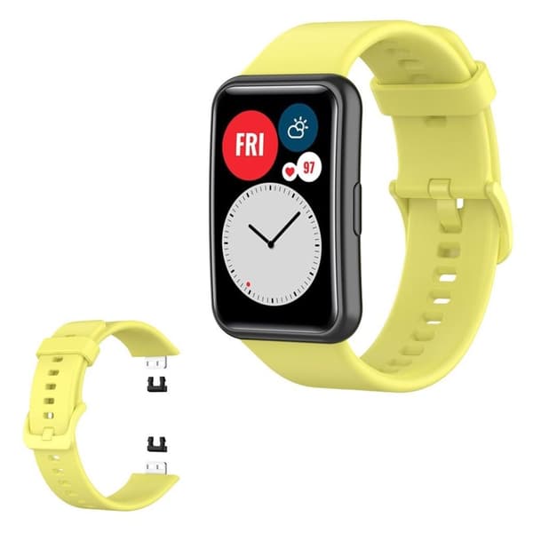 Huawei Watch Fit silicone watch band - Yellow