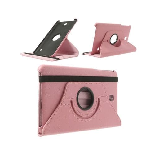 3-Sixty (Pink) Samsung Galaxy Tab 4 8.0 Læder Flip Etui