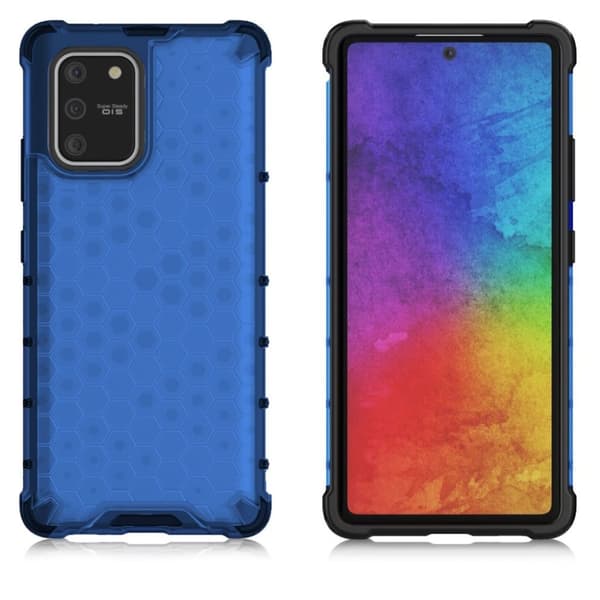 Bofink Honeycomb Samsung Galaxy S10 Lite skal - Blå