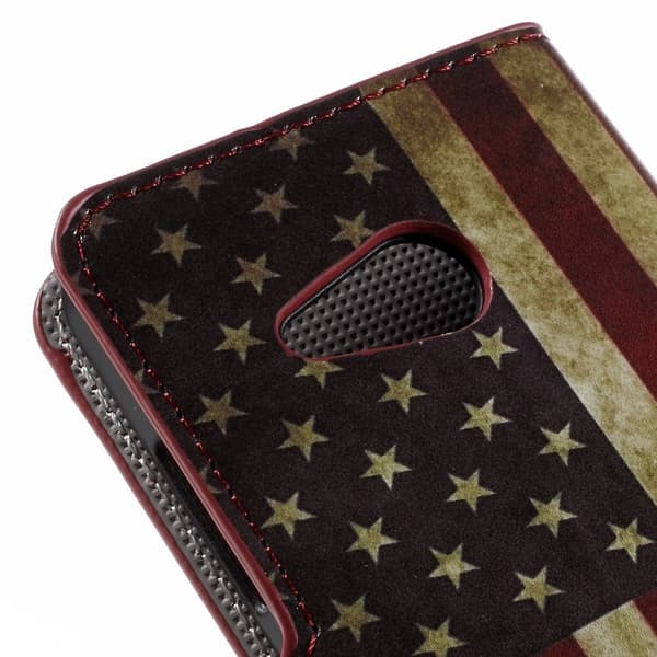 Moberg Microsoft Lumia 550 Fodral - Retro Amerikanska Flaggan