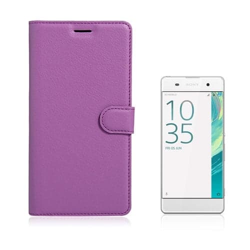 Mankel læder-etui til Sony Xperia XA Ultra - Lilla