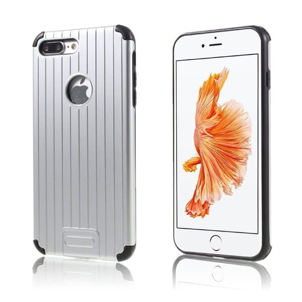 Hougaard Skyddande Plastskal till iPhone 7 Plus / 8 Plus - Silver