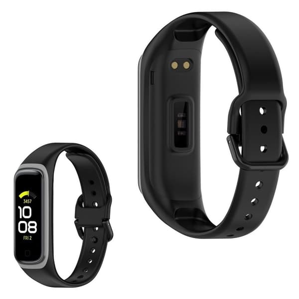 Samsung Galaxy Fit 2 bi-color silicone watch band - Black / Grey