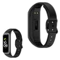 Miniatyrbild 1 av 2: Samsung Galaxy Fit 2 bi-color silicone watch band - Black / Grey