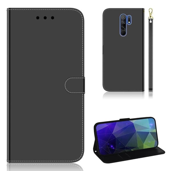 Mirror Xiaomi Redmi 9 fodral - Svart