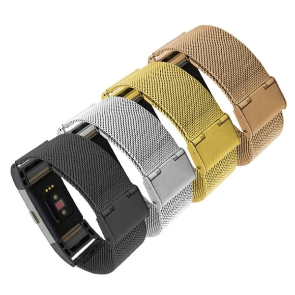 Fitbit Charge 2 mesh klockarmband - Rosa guld