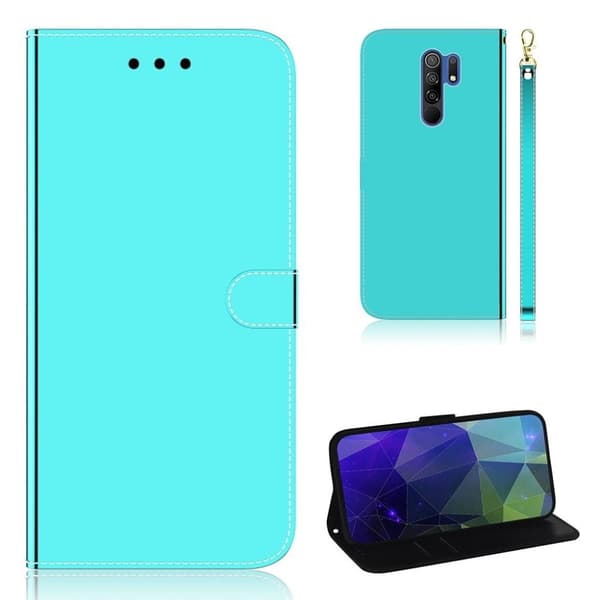 Mirror Xiaomi Redmi 9 fodral - Grön