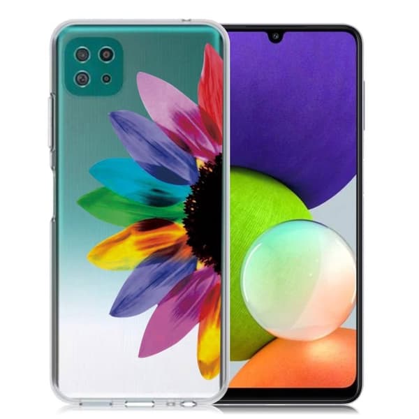 Deco Samsung Galaxy A22 5G skal - Färgglad Solros