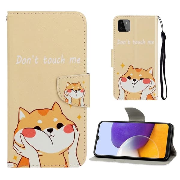 Wonderland Samsung Galaxy A22 5G fodral -Brun