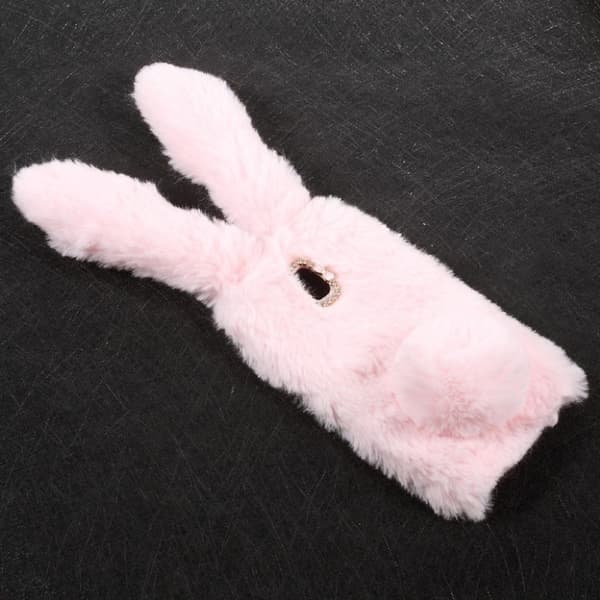 Fluffy Rabbit Samsung Galaxy J5 (2017) skal - Rosa