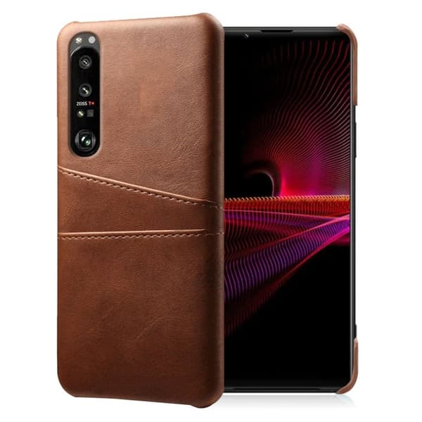 Dual Card Suojakotelo Sony Xperia 1 III - Ruskea