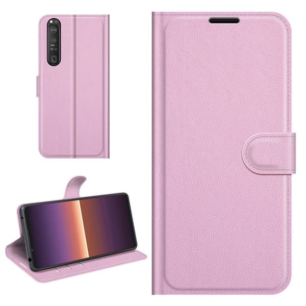 Classic Sony Xperia 1 III Läppäkotelo - Pinkki