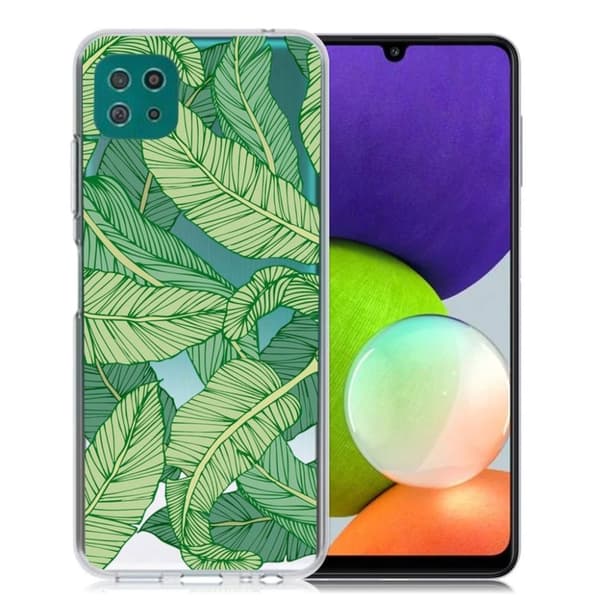 Deco Samsung Galaxy A22 5G skal - Grönt Blad