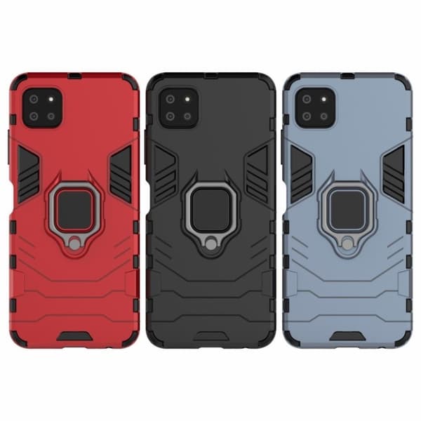 Ring Guard-fodral - Samsung Galaxy A22 5G - Svart