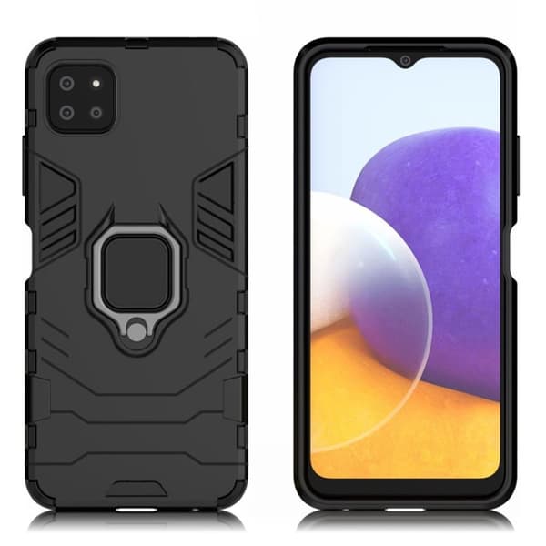 Ring Guard-fodral - Samsung Galaxy A22 5G - Svart