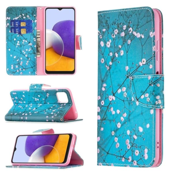 Wonderland Samsung Galaxy A22 5G fodral -Blå