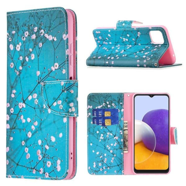 Wonderland Samsung Galaxy A22 5G fodral -Blå
