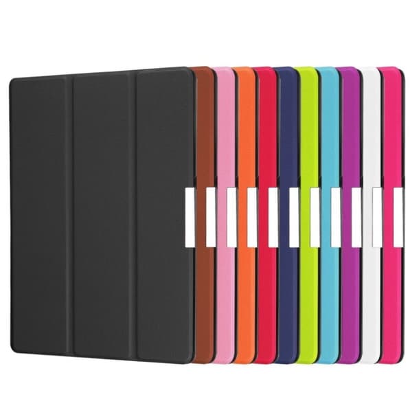 Lenovo Tab 3 Plus 10 tri-fold läderfodral - Orange