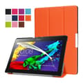 Miniatyrbild 1 av 2: Lenovo Tab 3 Plus 10 tri-fold läderfodral - Orange