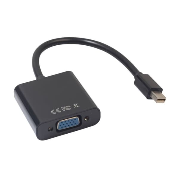 Universel mini displayport til VGA konverter kabel 1080P til Macbook Pro Air, Projektor og PC