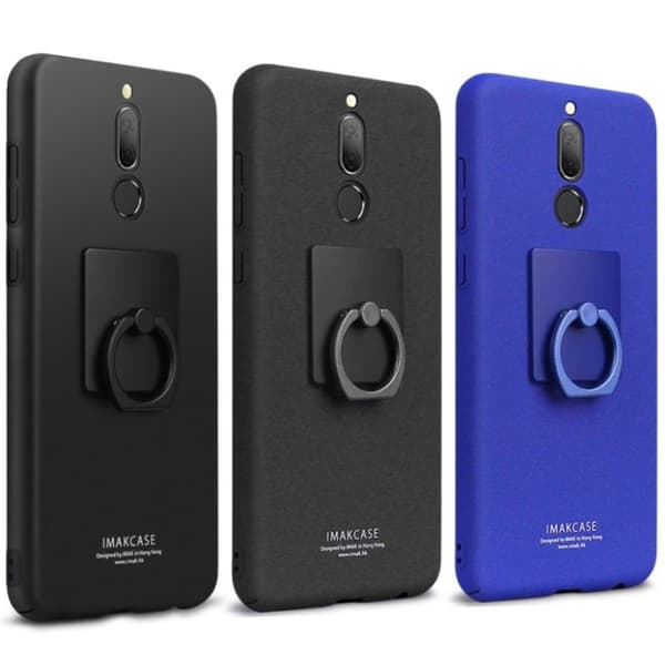 IMAK Huawei Mate 10 Lite Skal med en ring hållare - Metall svart