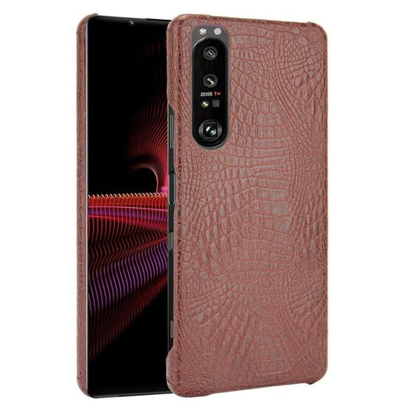 Croco Sony Xperia 1 III skal - Brun