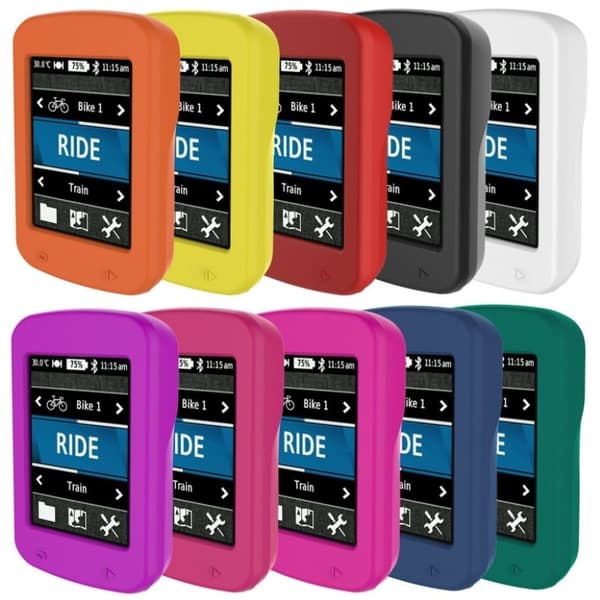 Garmin Edge 820 Flexibelt silikon skydds ram - Svart