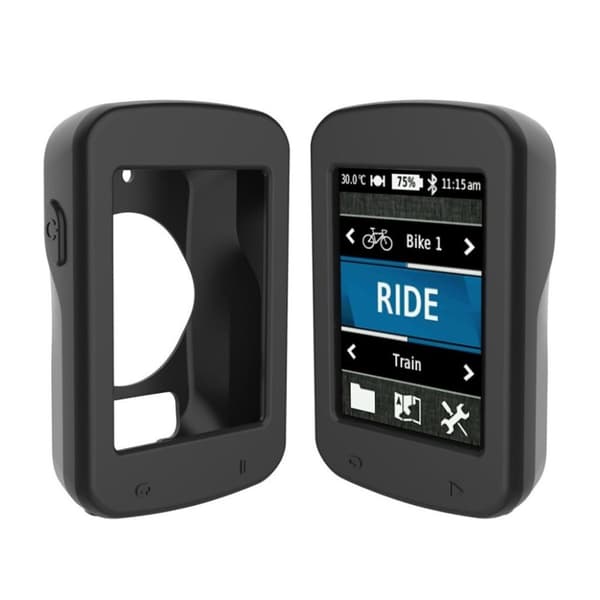 Garmin Edge 820 Flexibelt silikon skydds ram - Svart