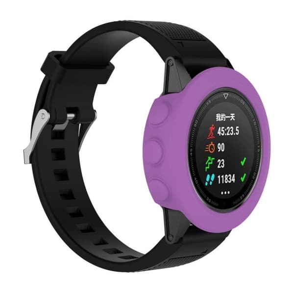 Garmin Fenix 5X Silikon ram - Lila