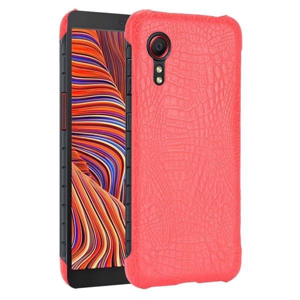 Croco Samsung Galaxy Xcover 5 skal - Röd