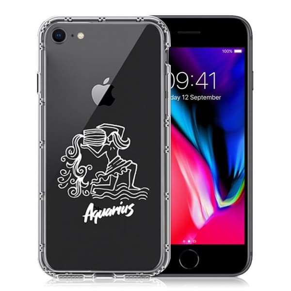 NXE iPhone 7,8 Skal med ett stjärntecken motiv - Vattumannen